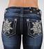 Miss Me Jeans Snowflake Flower Serenade Boot Cut 25 26 27 28 29 30 31 32 33 34 3407