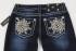 Miss Me Jeans Snowflake Flower Serenade Boot Cut 25 26 27 28 29 30 31 32 33 34 8929