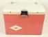 Vintage Snow-lite Coleman Diamond Cooler Snowlite Rare Pink Color Metal 