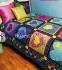 quilt-pattern-big-bold-hearts-applique-bright-teen-girl-bedroom-eye-popping-ebay