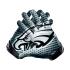 New NFL Men's Nike Vapor Jet 2.0 Elite Receivers Gloves Eagles Size