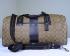 NWT COACH BROWN SIGNATURE STRIPE CARRY ON PASSPORT LUGGAGE TRAVEL DUFFLE GYM BAG