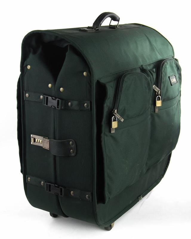 TUMI ALPHA Extra Large Green Rolling Bifold Garment Bag Suitcase Luggage Wheeled | eBay