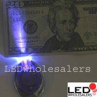 50x 385 nm UV Counterfeit Money Detector Light Keychain  