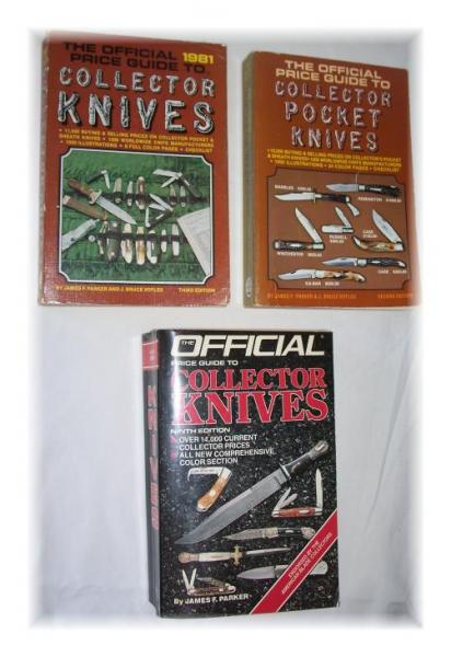 Price Guides to Collector Knives by James F Parker Knife Books