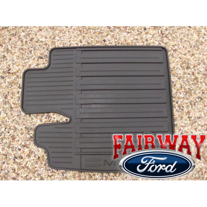 07 08 09 10 MKX Genuine Lincoln Black Rubber All Weather Floor Mat Set