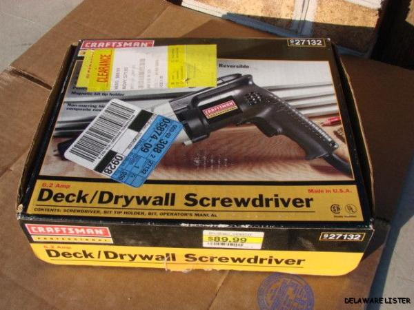 CRAFTSMAN Corded Drywall & Deck 6.2 amp Screwdriver Screw Driver Gun | eBay