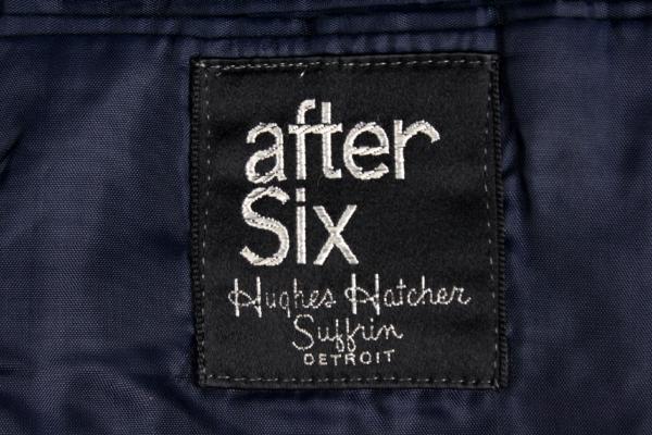 Vintage Hughes & Hatcher After Six Navy Peak Lapel Tuxedo 43 L Suit 2 