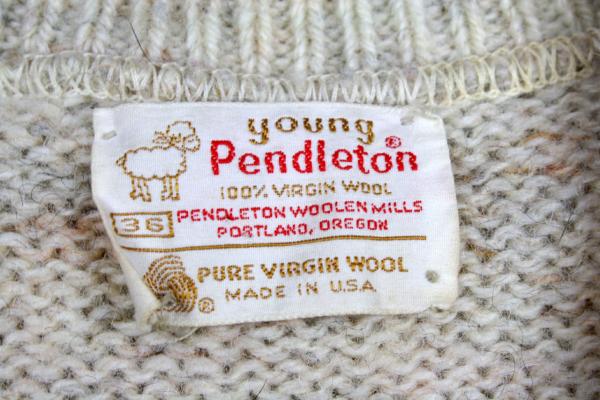 this is an awesome vintage young pendleton sweater vest it