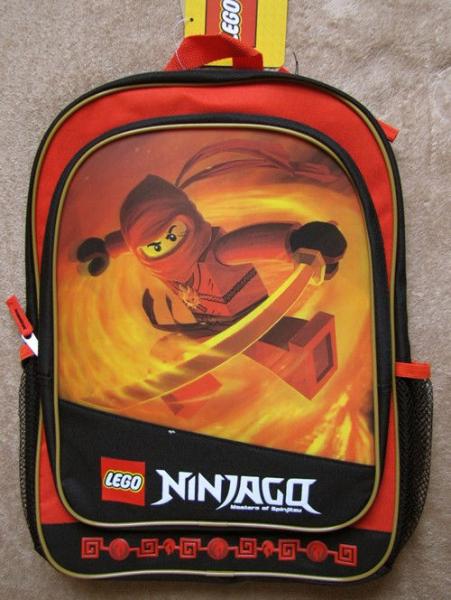 Lego Ninjago Red Ninja 16 Backpack School Book Bag