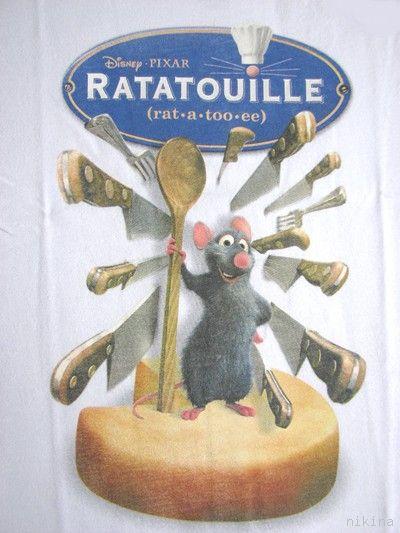 Disneys Ratatouille Remy White Tee T Shirt 4