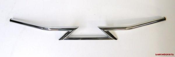   BARS HANDLEBARS 1 CHROME 34 WIDE FOR HARLEY PRE 82 NO WIRING DIMPLES