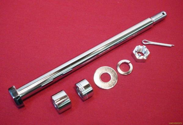Chrome Rear Axle Kit for Harley EVO Sportster 79 99 Replaces 41563 77A