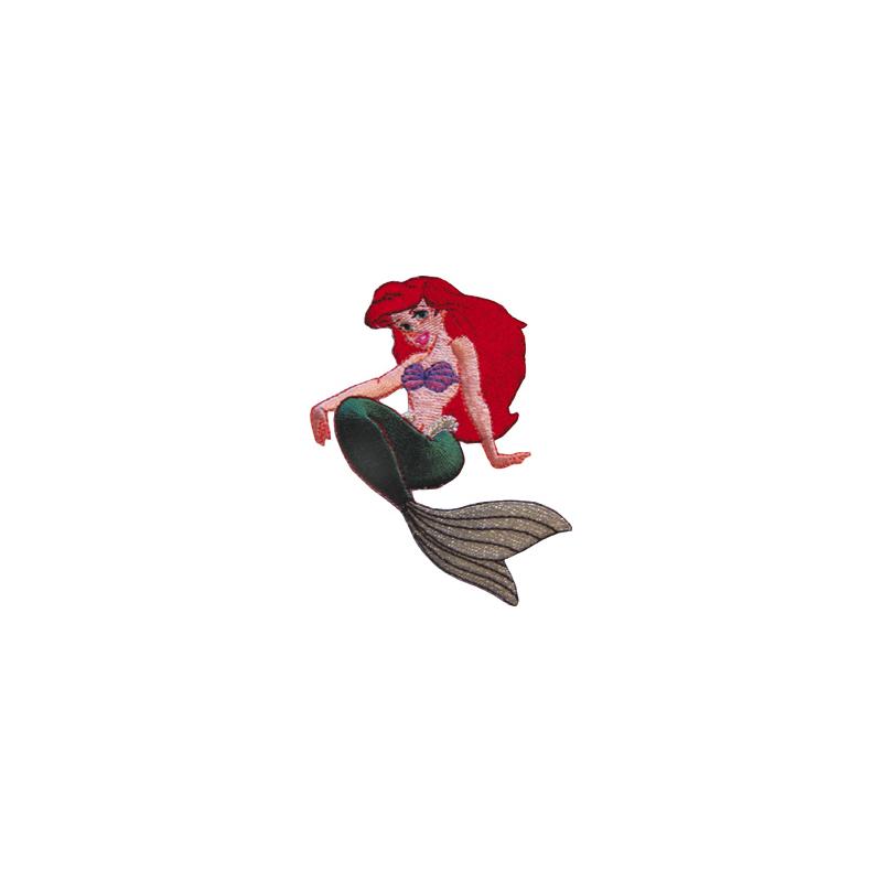 Walt Disneys Little Mermaid Ariel Sitting Figure Patch  