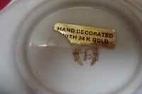 Lenox Beautiful Dove Gravy Boat Hand Decorated 24k Gold  