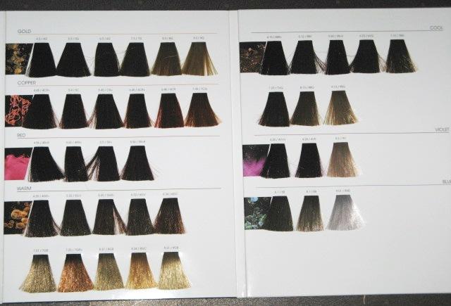 Loreal Professional Inoa Hair Color Chart
