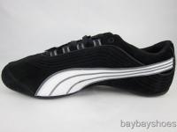 PUMA SOLEIL BLACK/WHITE/GRAY SUEDE CAT LIFESTYLE CASUAL WALKING WOMENS 