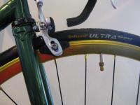   Premium Brew single speed fixe bicycle 58cm Green and Gold bike  