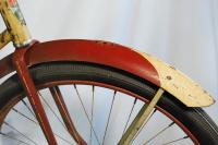 Vintage 1939 Gambles Hiawatha Pre war balloon tire bicycle bike red 