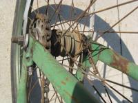   Vintage 26 cruiser Bike Antique Bicycle fat tire rat rod green  