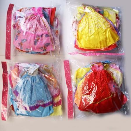  30 items =15 barbie Dress Clothes Gown & shoes for 