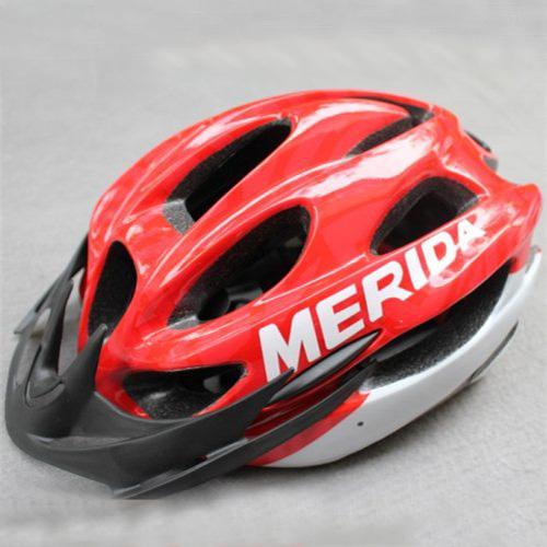 NEW Cycling Bicycle MERIDA Adult Mens Bike Helmet Red  