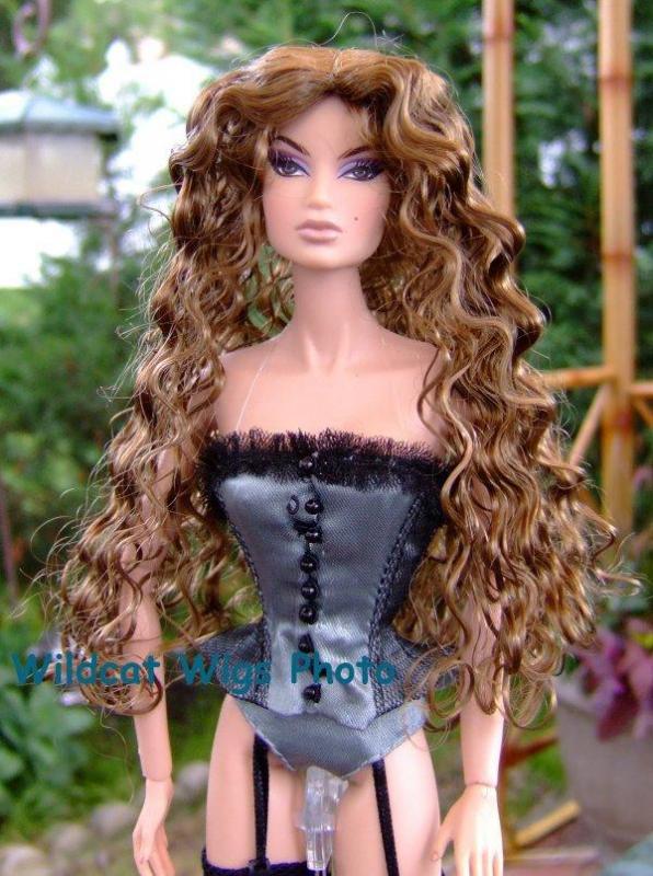 WIG size 4 Hot New Barbie wig. Christine  GINGER BROWN