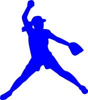 Fast Pitch Softball Girl Pitcher Sticker,Decal, Graphic  