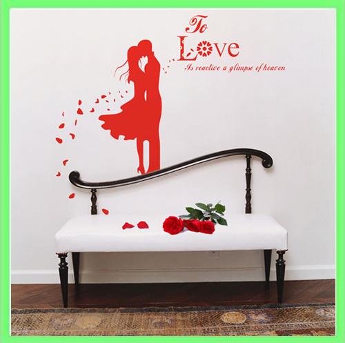 39 x 15 Lover Style Wall Sticker Home Decor Decal Love Vinvy Wall 