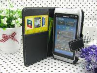   Leather Case Cover Pouch Skin + Screen Protector For Nokia N8 N8 00