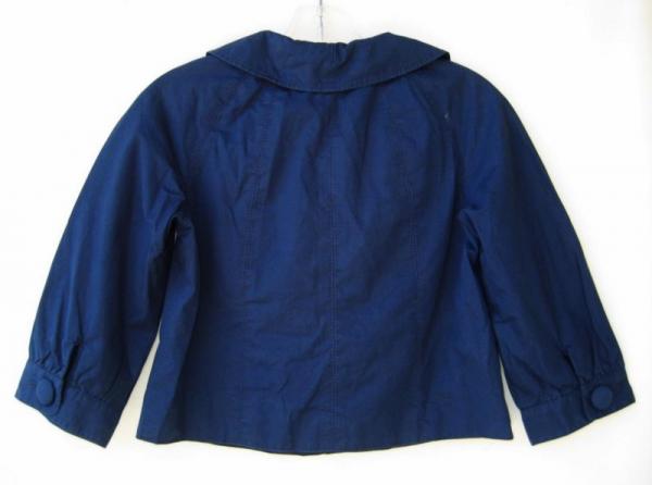 NWT NEW $88 Ann Taylor Navy blue Jacket Top Sz M  
