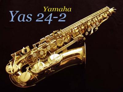 Used YAMAHA YAS 24II Alto Saxophone and Case Set sax YAS 24 2 made in 