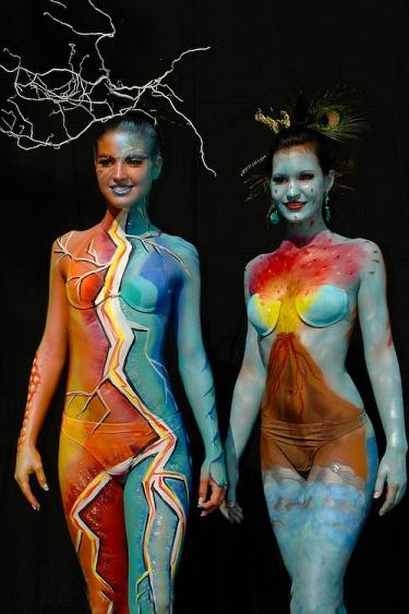 Sexy Body Painted Girls 650 Pictures Collection CD