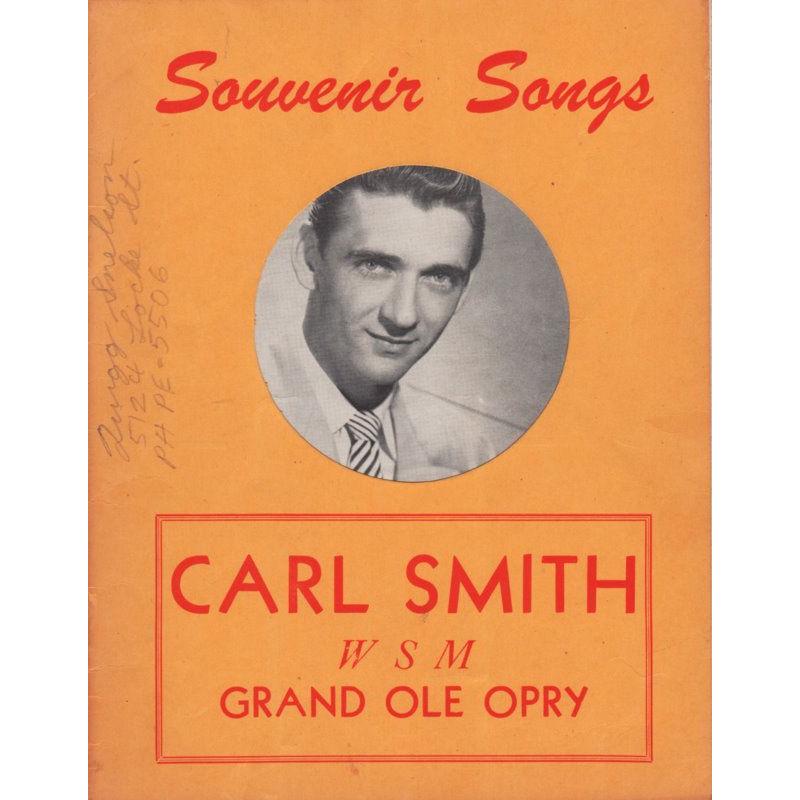   Music Program 1950s WSM Grand Ole Opry Carl Smith Souvenir Book