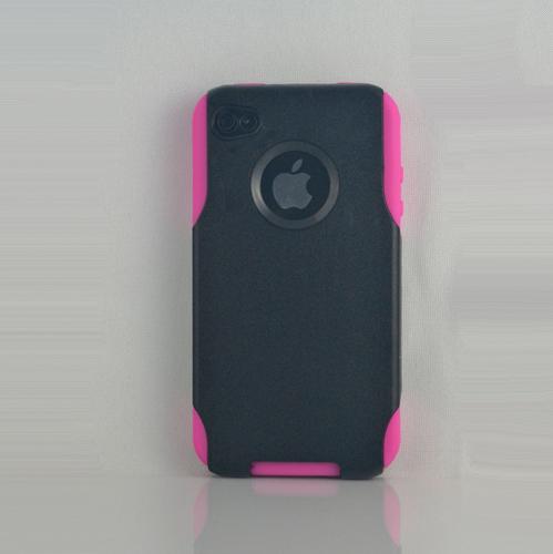 HOT Pink Hard 2pieces Skin Case Cover Color Silicone For Apple 