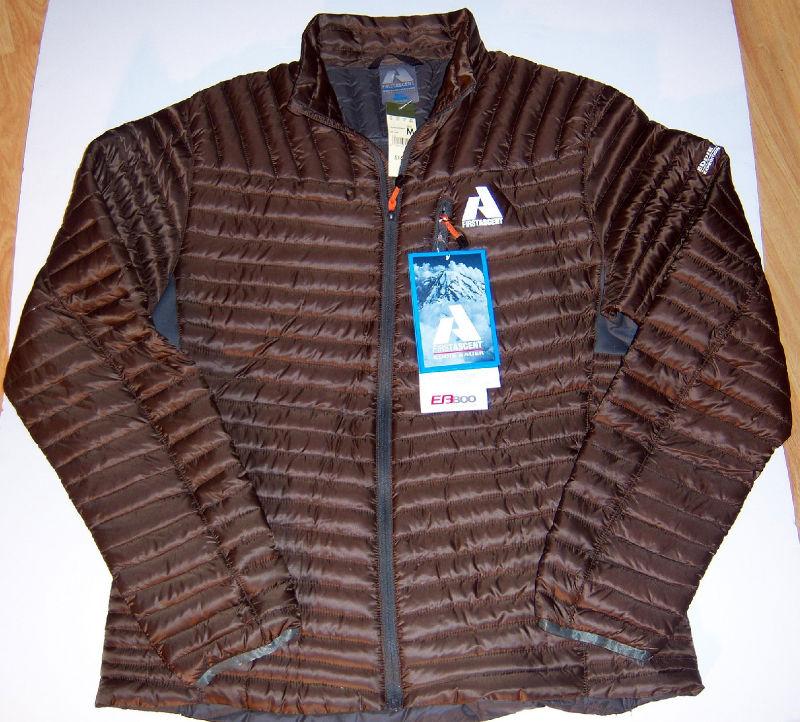   Large MicroTherm Down Shirt Jacket First Ascent 800 $169 D Oak  