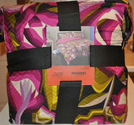 Christmas Bedding Sets Queen on New Missoni For Target Full Queen Comforter Set Shams Bedding   Ebay