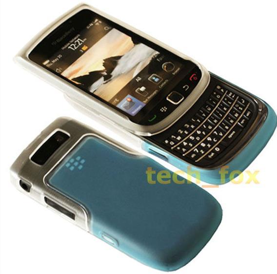   Blackberry Torch 9800 9810 PC Gel Cover Skin Case + Screen Protector