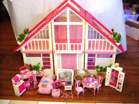 1980 Barbie Dream House on Vintage 1985 Pink Barbie A Frame Dream House Exc Plus N C W Orig