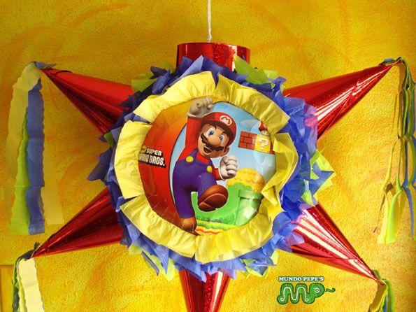 Pinata Super Mario Nintendo Holds Candy Mex Party Favor  