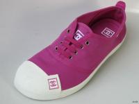 new CHANEL CC logo pink canvas sneakers athletic shoes 39 9   SUPER 