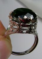 14k WG White Gold .84ct tw Princess Diamond Engagement & Wedding Ring 