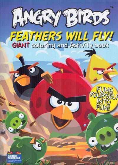 Angry Birds Feathers Will Fly Coloring and Activity Book 1559934522