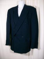HUGO BOSS Black Label Navy Double Breasted Suit 42R 50  