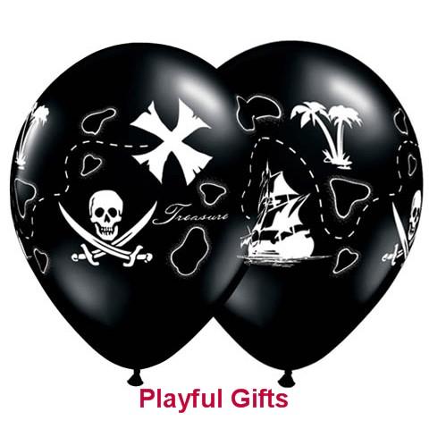 Pirate Treasure Map Latex Balloons