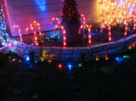 Big Lots Candy Cane Pathway Lights 8 Ct Outdoor Christmas Decoration ...