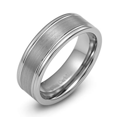 Tungsten Carbide Wedding on Tungsten Carbide Wedding Ring New Mens Wedding Band Size 8   12   Ebay