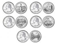 2011 NATIONAL PARK QUARTERS P&D COMPLETE SET 10 COIN *IN STOCK 