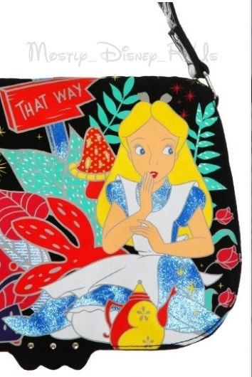 Disney Alice In Wonderland That Way Hand Bag Purse NEW  