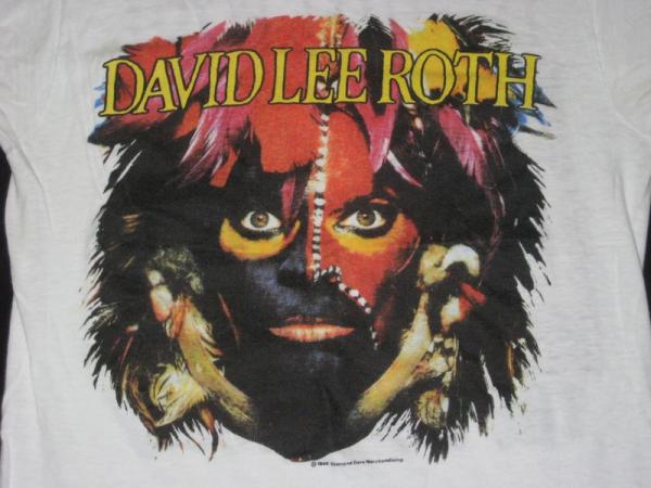 1986 DAVID LEE ROTH VTG CONCERT T SHIRT 80s TOUR VAN HALEN EAT EM AND 